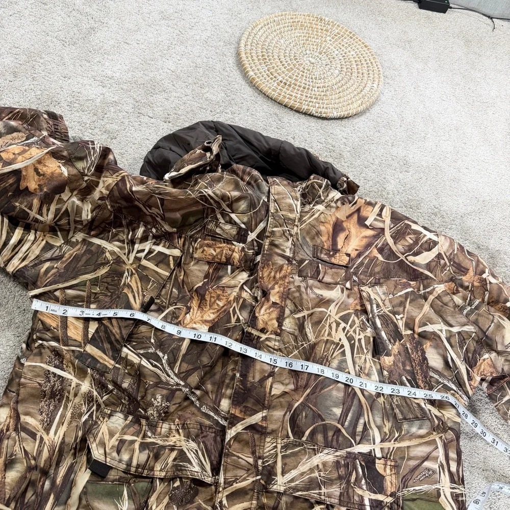 Cabela’s Men’s Dry-Plus Camouflage Full Zip Jacket Hunting Shooting Outdoor L